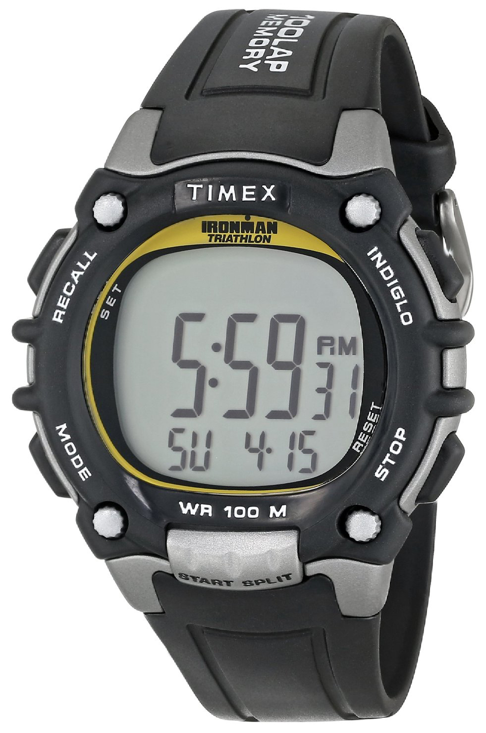 Timex Herrklocka T5E231 Vit/Gummi Ø44 mm - Timex