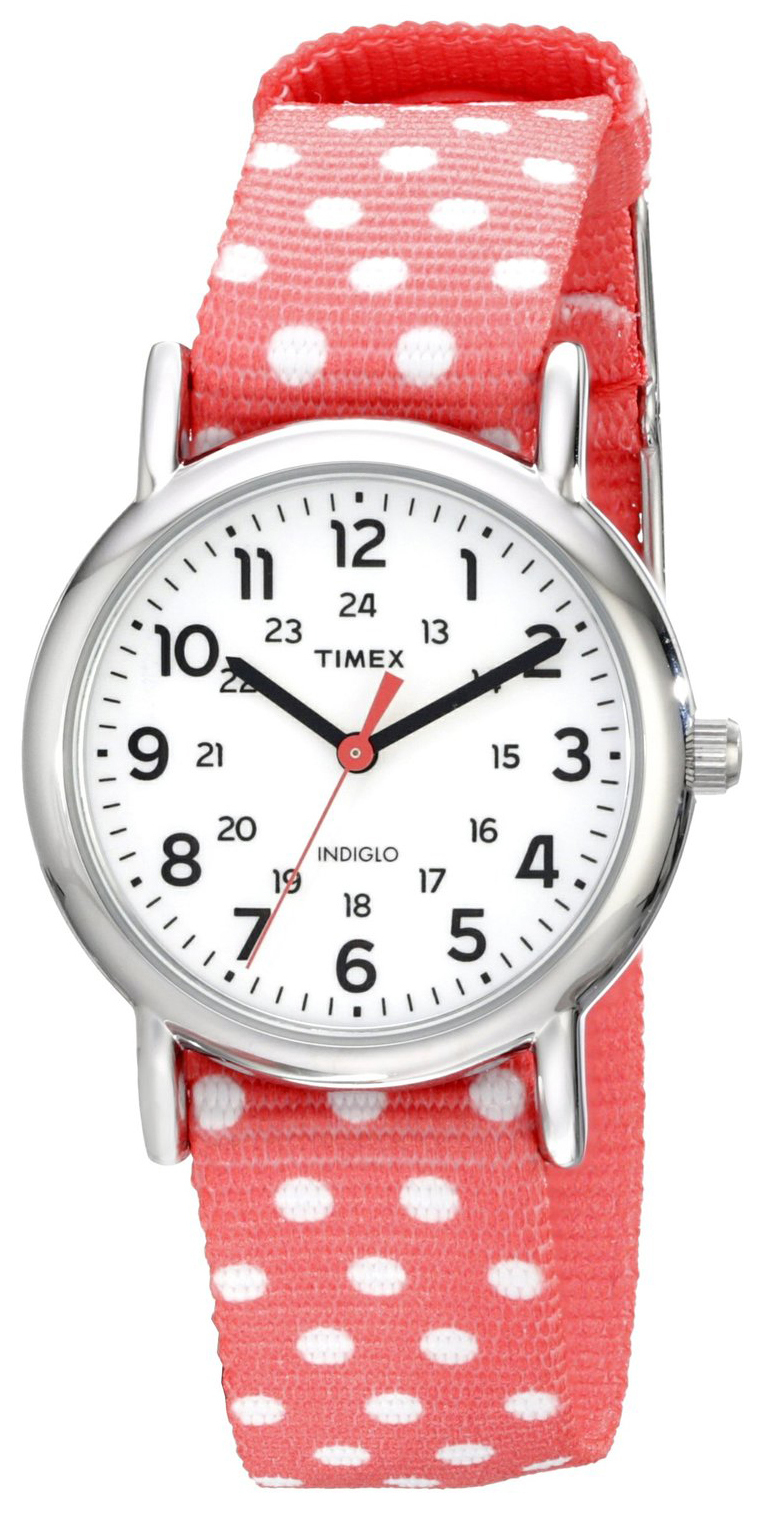 Timex Weekender Damklocka TW2P656009J Vit/Textil Ø31 mm