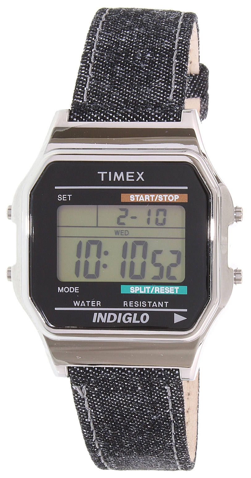 Timex Classic Herrklocka TW2P77100 LCD/Läder
