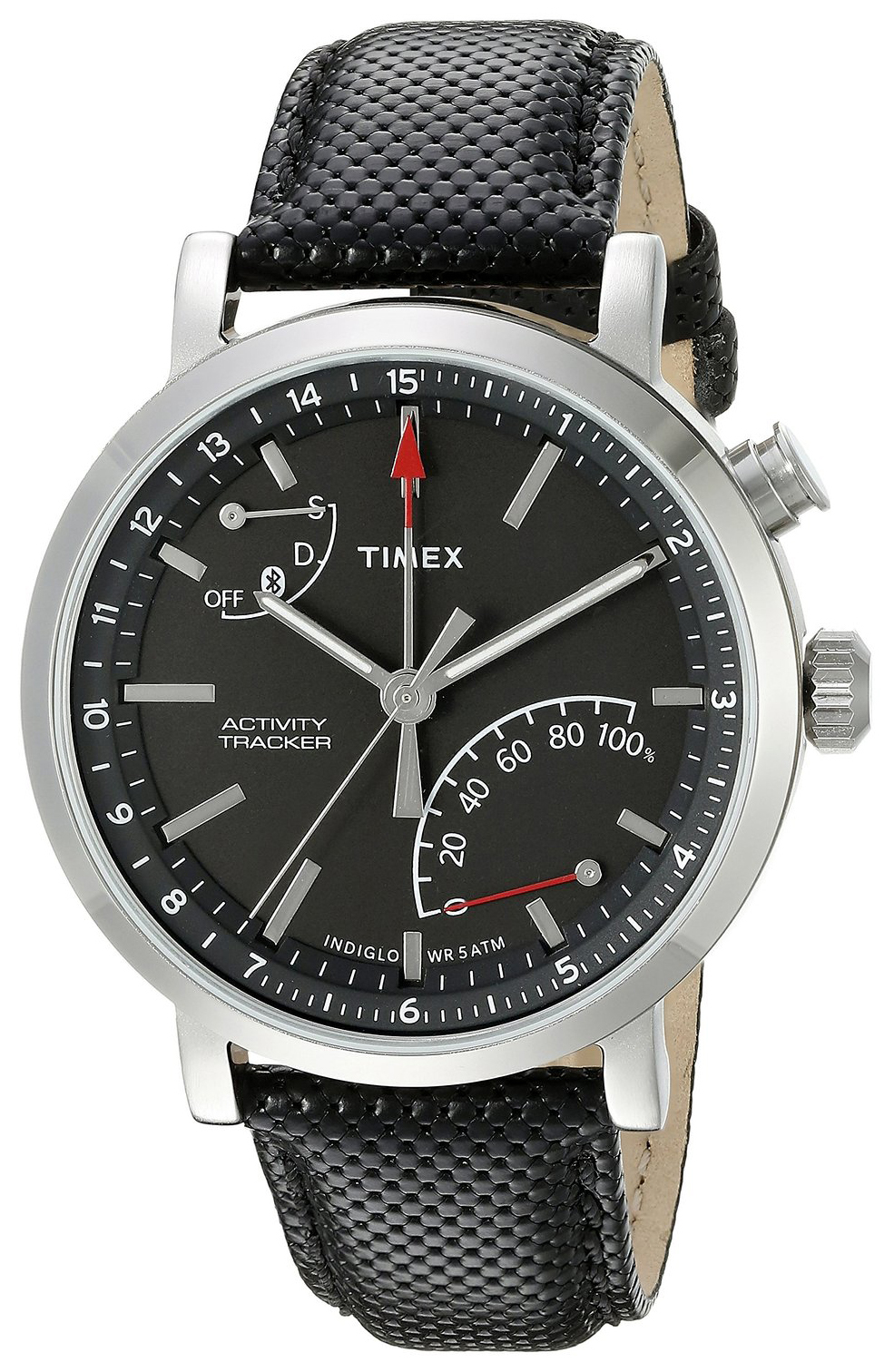 Timex 99999 Herrklocka TW2P81700 Svart/Läder Ø42 mm - Timex