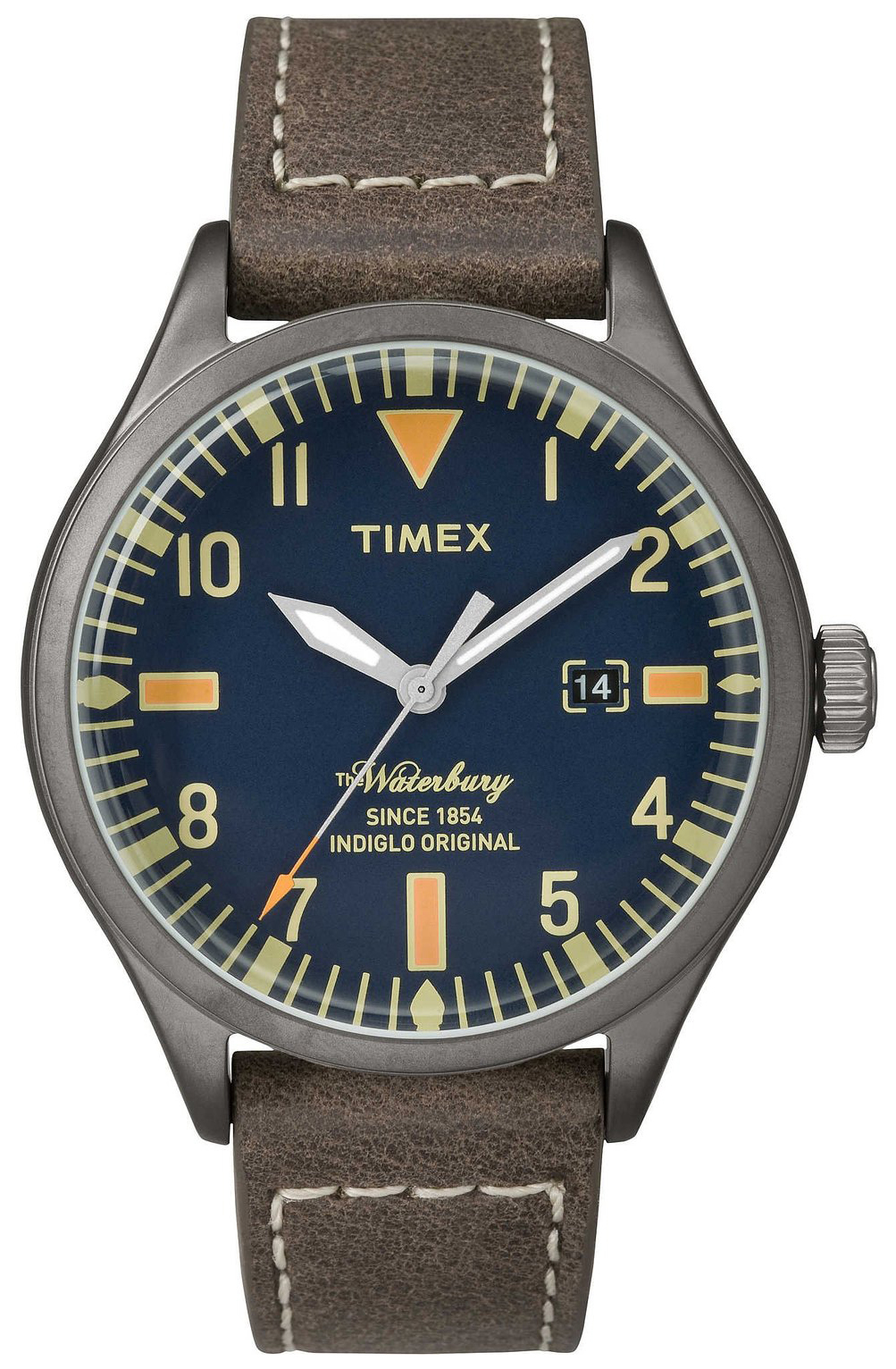 Timex 99999 Herrklocka TW2P83800 Blå/Läder Ø40 mm