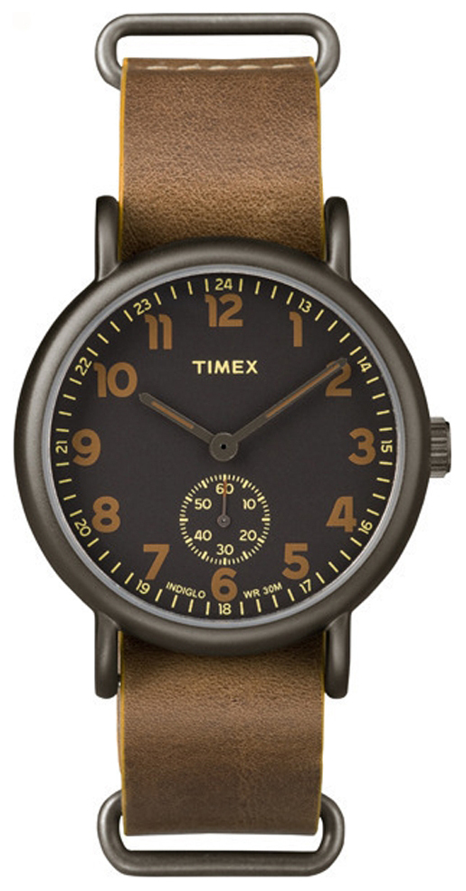 Timex Weekender Herrklocka TW2P86800 Svart/Stål Ø40 mm - Timex