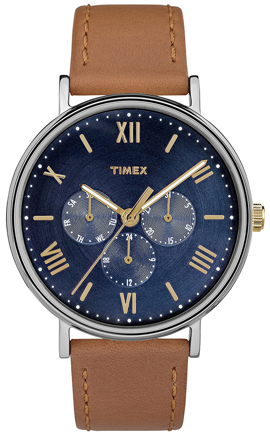 Timex 99999 Herrklocka TW2R29100 Blå/Läder Ø41 mm