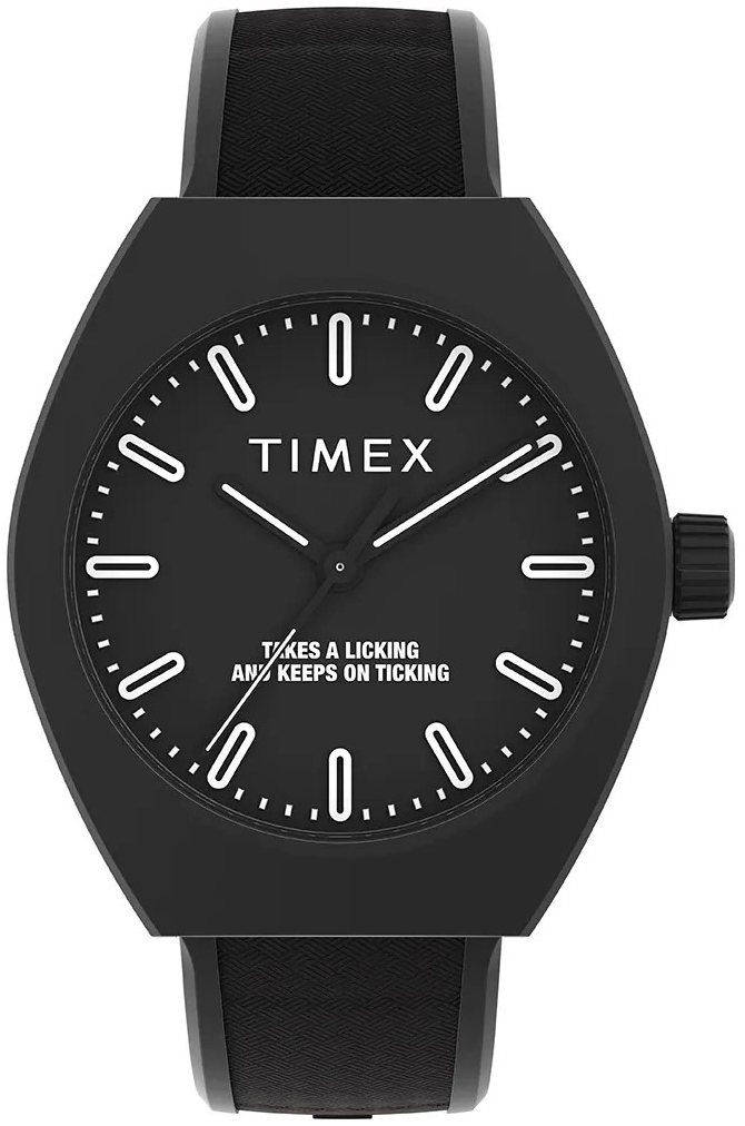 Timex Herrklocka TW2W42100 Trend Svart/Gummi - Timex