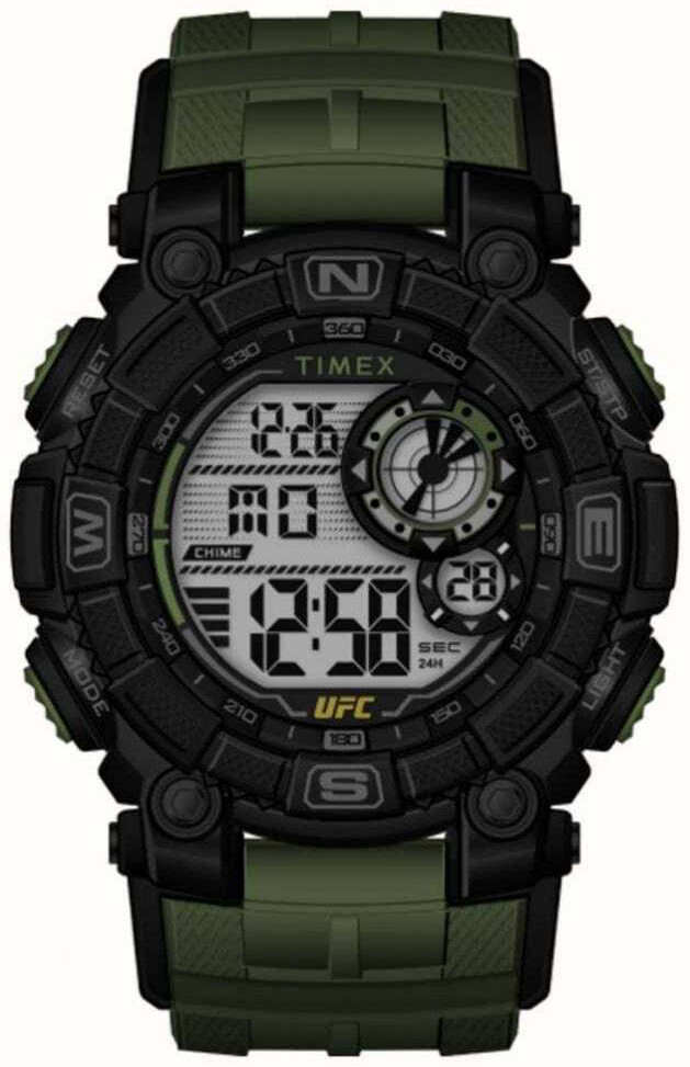 Timex Herrklocka TW5M53900 Ufc LCD/Gummi Ø50 mm - Timex