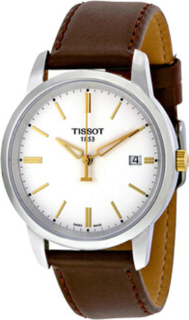 Tissot T-Classic Classic Dream Herrklocka T033.410.26.011.01 Vit/Läder