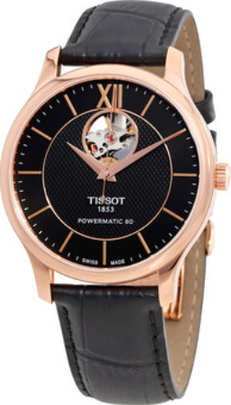 Tissot Herrklocka T063.907.36.068.00 T-Classic Svart/Läder Ø40 mm - Tissot
