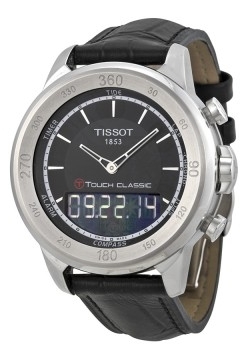 Tissot T-Touch Classic Herrklocka T083.420.16.051.00 Svart/Läder Ø42 mm - Tissot
