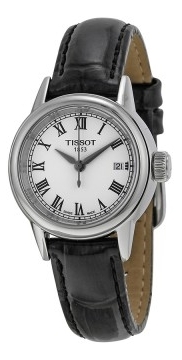 Tissot T-Classic Damklocka T085.210.16.013.00 Vit/Läder Ø29.5 mm
