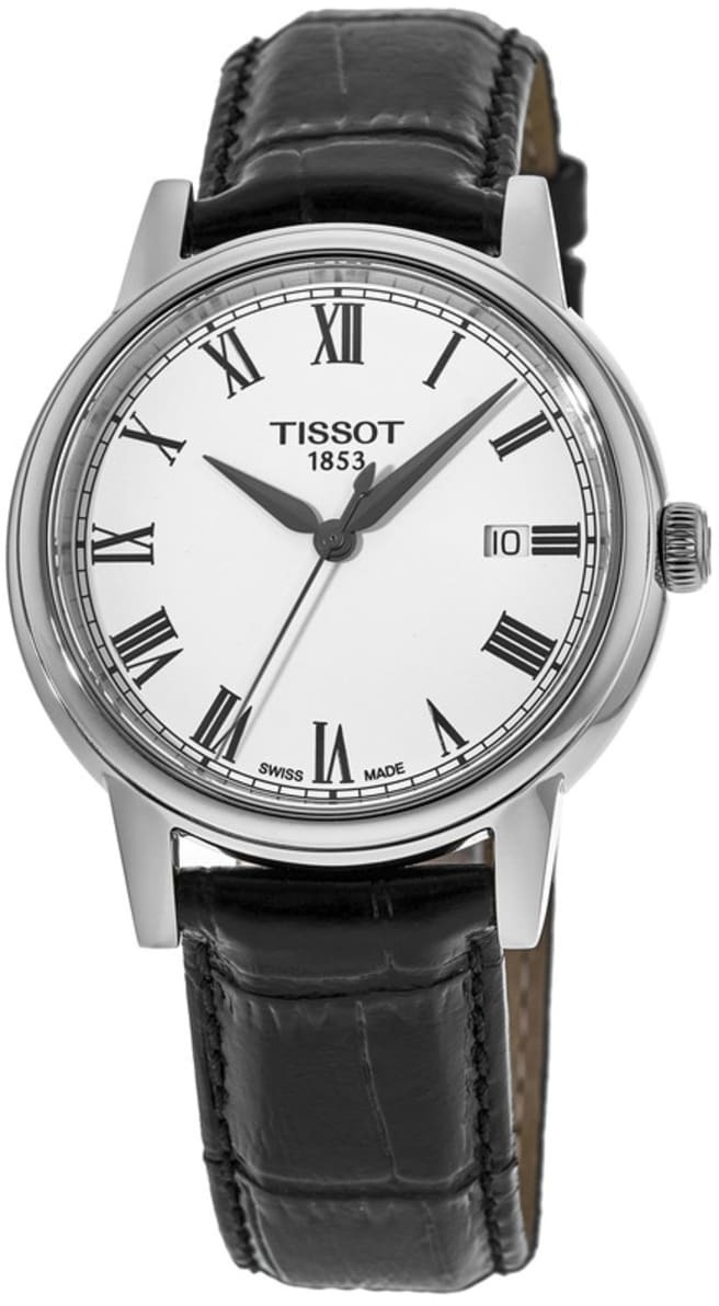 Tissot T-Classic Carson Automatic Herrklocka T085.410.16.013.00 Vit/Läder - Tissot
