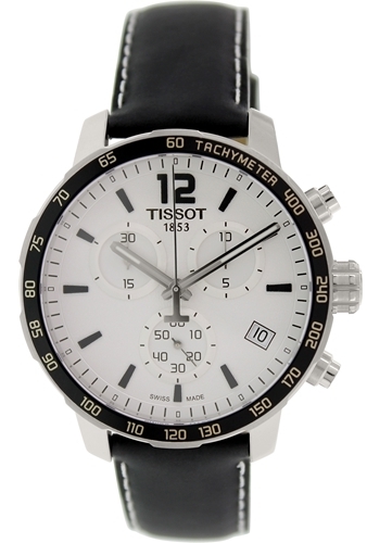 Tissot Tissot T-Sport Herrklocka T095.417.16.037.00 Silverfärgad/Läder - Tissot