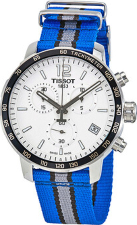 Tissot Herrklocka T095.417.17.037.31 Quickster Vit/Stål Ø42 mm