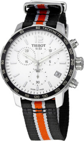 Tissot Herrklocka T095.417.17.037.34 Quickster Vit/Stål Ø42 mm