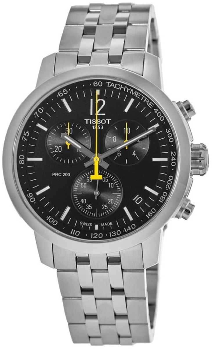 Tissot Herrklocka T114.417.11.057.00 Prc 200 Svart/Stål Ø42 mm - Tissot