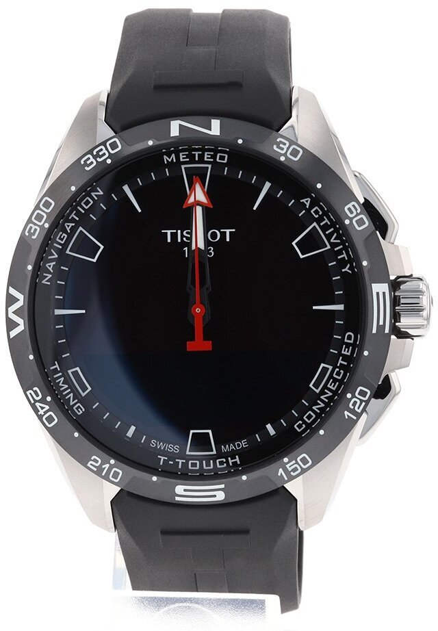 Tissot Herrklocka T121.420.47.051.00 T-Touch Svart/Gummi Ø47.5 mm - Tissot