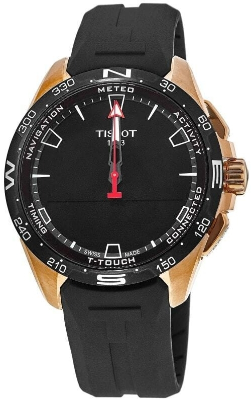Tissot Herrklocka T121.420.47.051.02 T-Touch Svart/Gummi Ø47.5 mm - Tissot