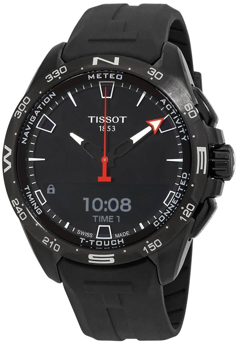 Tissot Herrklocka T121.420.47.051.03 T-Touch Svart/Gummi Ø47.5 mm - Tissot