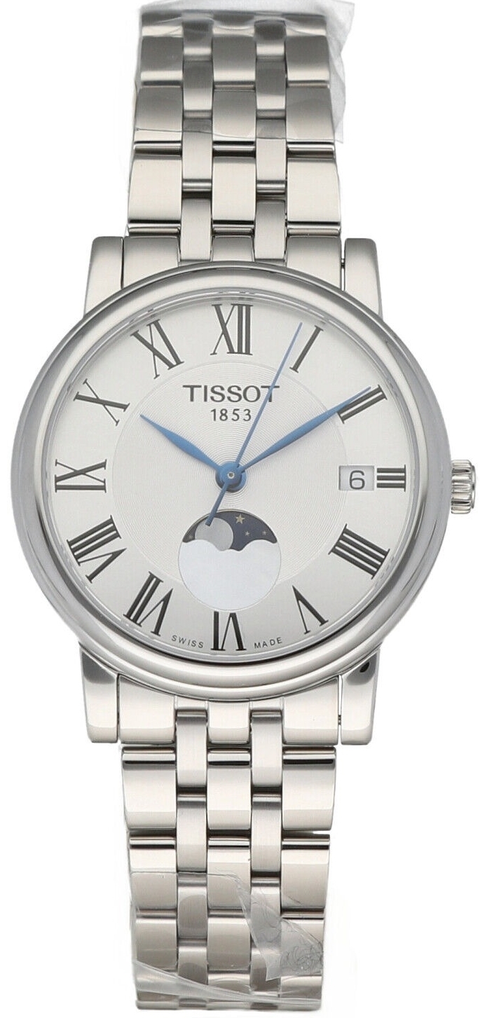 Tissot Damklocka T122.223.11.033.00 Carson Silverfärgad/Stål Ø32 mm - Tissot