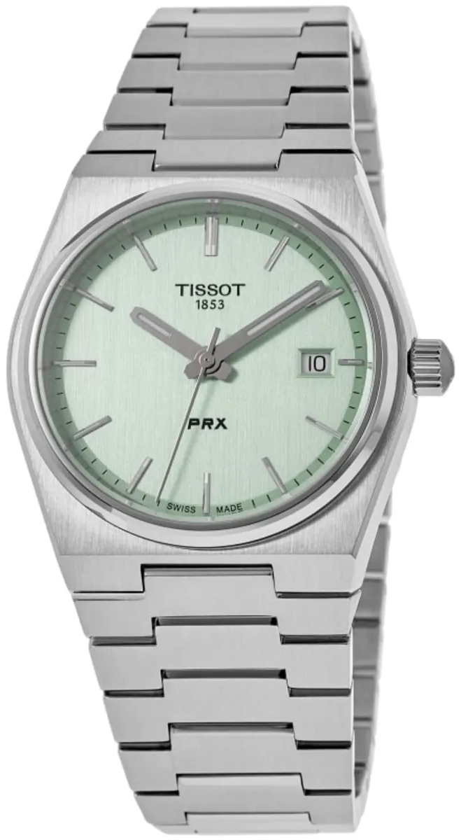 Tissot Damklocka T137.210.11.091.00 PRX Grön/Stål Ø35 mm - Tissot