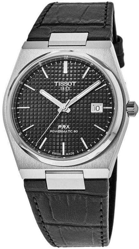 Tissot Herrklocka T137.407.16.051.00 Prx Svart/Läder Ø40 mm - Tissot