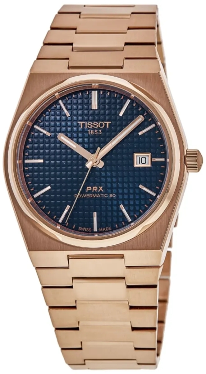 Tissot Herrklocka T137.407.33.041.00 Prx Blå/Roséguldstonat stål - Tissot