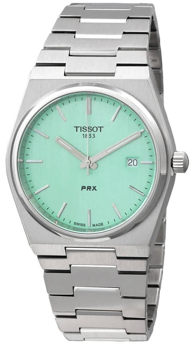 Tissot Herrklocka T137.410.11.091.01 PRX Grön/Stål Ø40 mm - Tissot