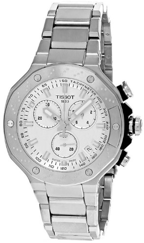 Tissot Herrklocka T141.417.11.031.00 T-Race Vit/Stål Ø45 mm - Tissot