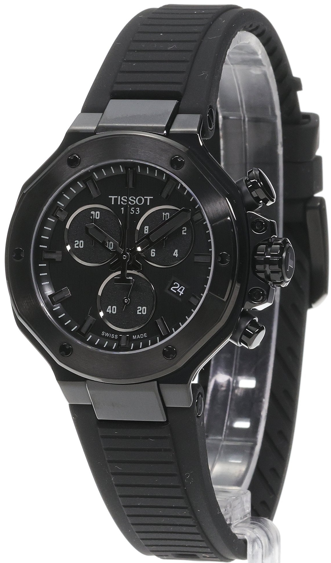 Tissot Damklocka T141.817.37.051.00 T-Race Svart/Gummi &Oslash;38 mm