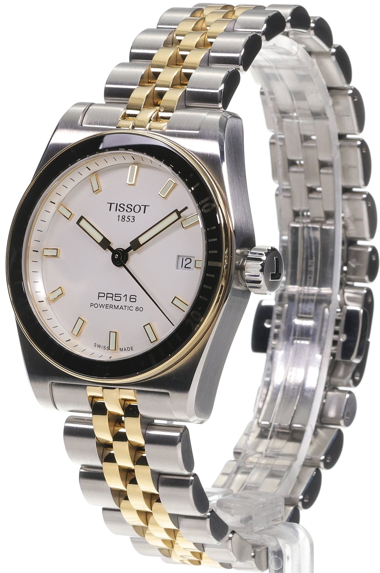 Tissot Herrklocka T149.407.22.011.00 Pr516 Vit/Gulguldtonat stål