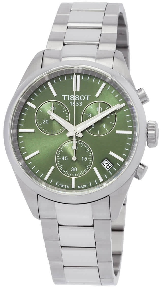 Tissot Herrklocka T150.417.11.091.00 Pr 100 Grön/Stål Ø40 mm - Tissot