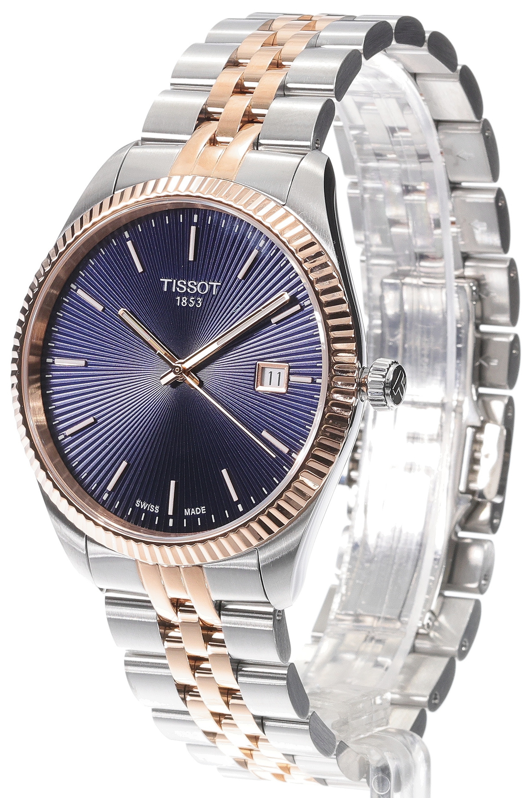 Tissot Herrklocka T156.410.22.041.00 T-Classic Blå/Roséguldstonat - Tissot