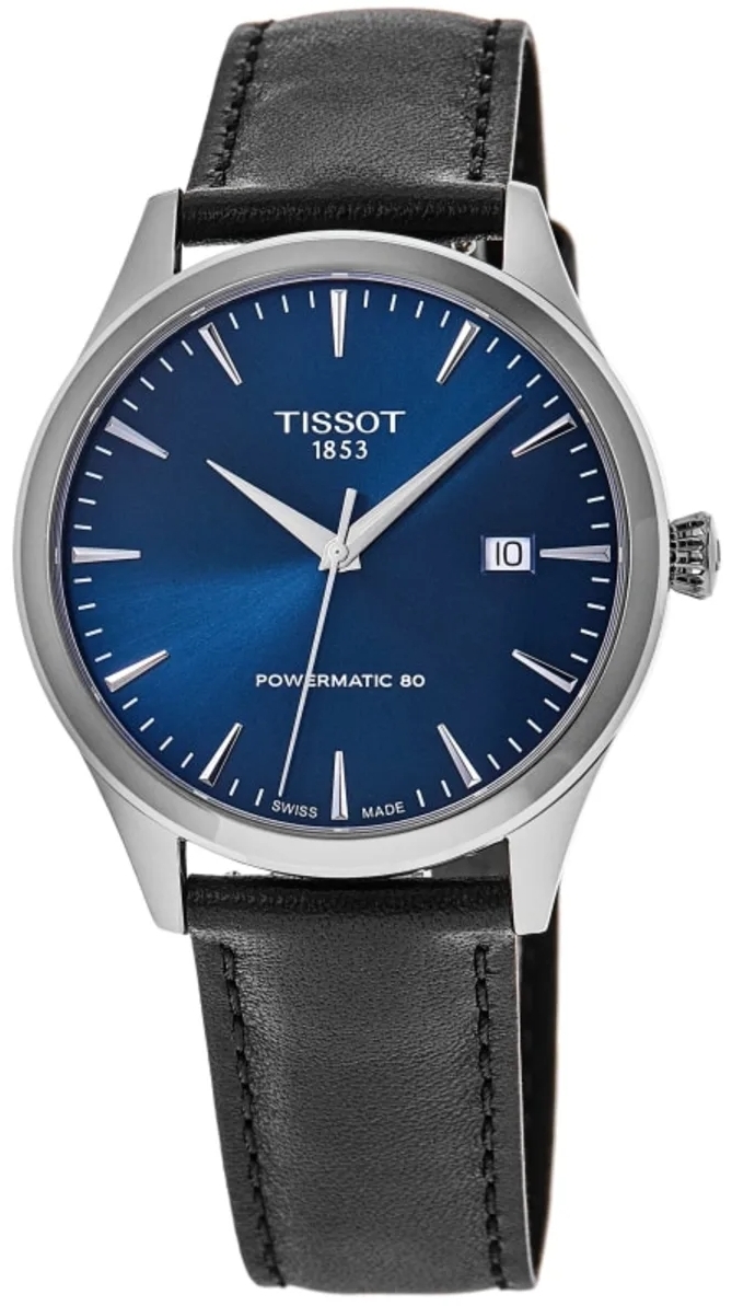 Tissot Herrklocka T158.407.16.041.00 Classic Dream Bl&aring;/L&auml;der &Oslash;40 mm