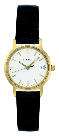 Tissot T-Gold Damklocka T71.3.114.31 Silverfärgad/Läder Ø24 mm - Tissot