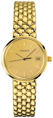 Tissot T-Gold Damklocka T73.3.108.21 Champagnefärgad/18 karat gult guld - Tissot
