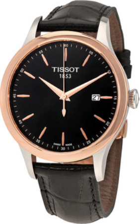 Tissot Herrklocka T912.410.46.051.00 T-Gold Svart/Läder Ø42 mm