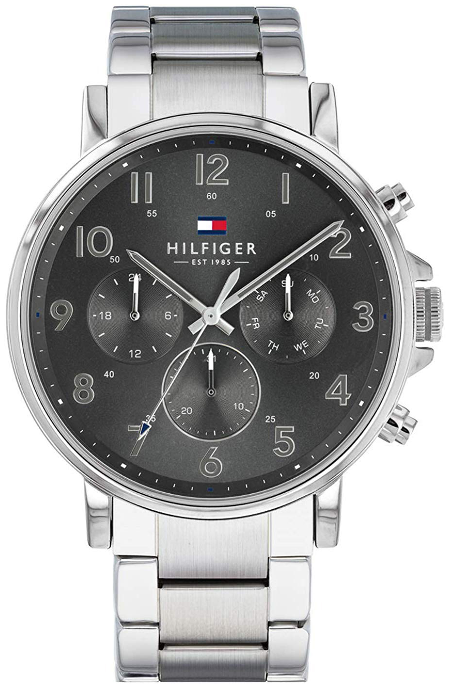 Tommy Hilfiger Herrklocka 1710382 Grå/Stål Ø46 mm - Tommy Hilfiger