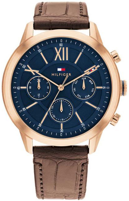 Tommy Hilfiger Herrklocka 1710526 Morrison Blå/Läder Ø44 mm - Tommy Hilfiger