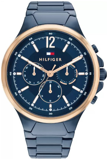 Tommy Hilfiger Damklocka 1782601 Sienna Blå/Stål Ø40 mm - Tommy Hilfiger