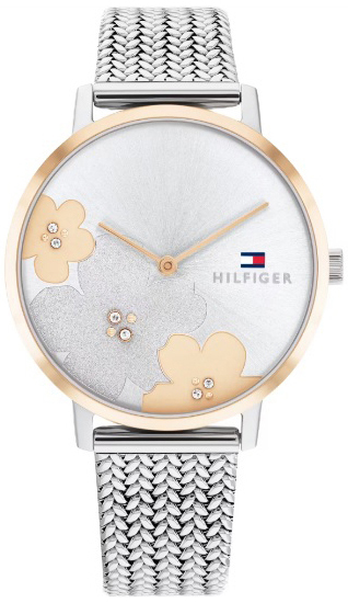 Tommy Hilfiger Damklocka 1782604 Silverfärgad/Stål Ø35 mm - Tommy Hilfiger