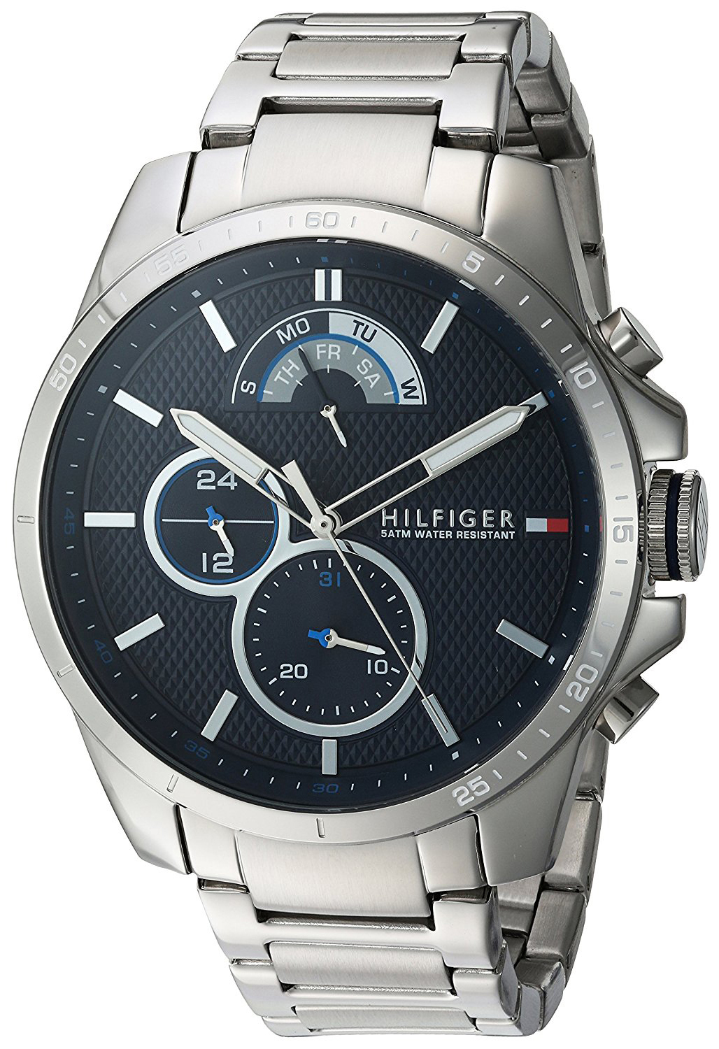 Tommy Hilfiger Herrklocka 1791348 Sport Blå/Stål Ø46 mm - Tommy Hilfiger