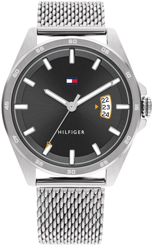 Tommy Hilfiger Herrklocka 1791912 Carter Svart/Stål Ø42 mm - Tommy Hilfiger
