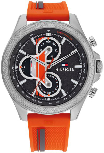 Tommy Hilfiger Herrklocka 1792084 Clark Grå/Gummi Ø46 mm