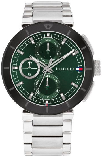 Tommy Hilfiger Herrklocka 1792117 Lorenzo Grön/Stål Ø44 mm
