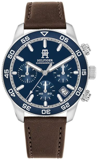 Tommy Hilfiger Herrklocka 1792163 Th85 Blå/Läder Ø41 mm