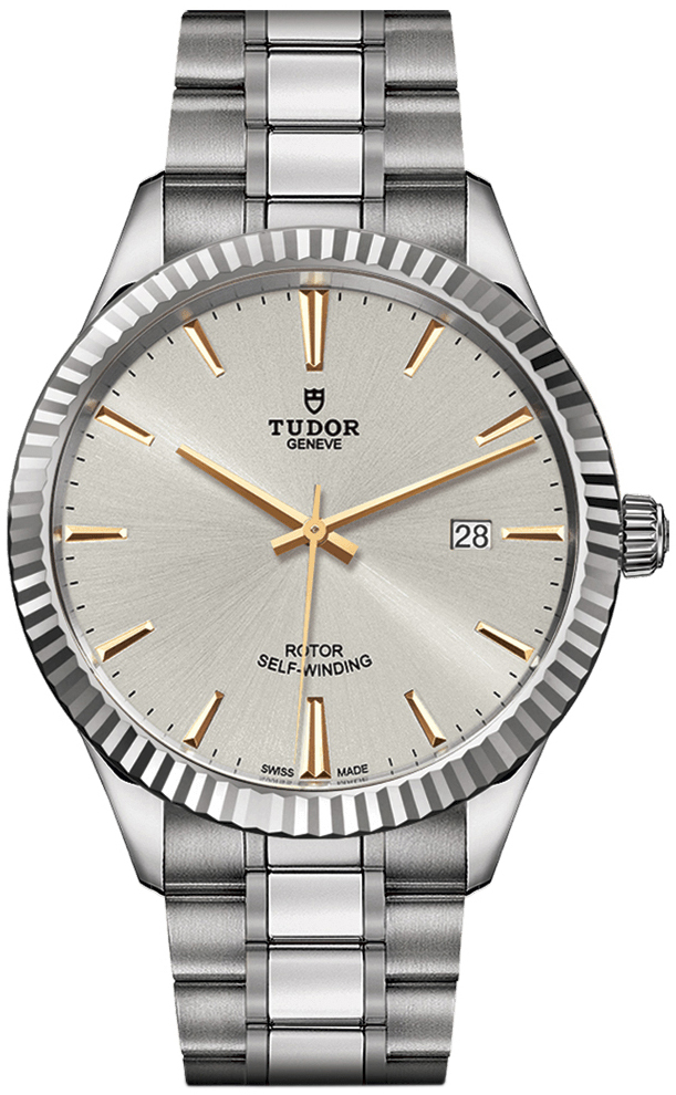 Tudor Herrklocka M12710-0005 Style Silverfärgad/Stål Ø41 mm - Tudor