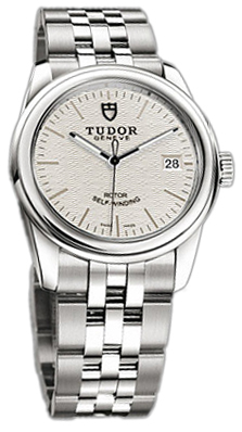 Tudor Glamour Date 55000-68050-SLIDSTL Silverfärgad/Stål Ø36 mm