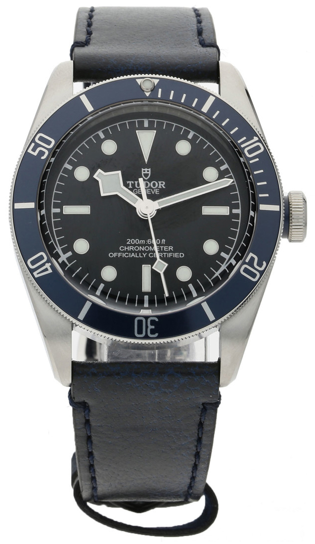 Tudor Herrklocka 79230b-0002 Black Bay Svart/Läder Ø41 mm - Tudor