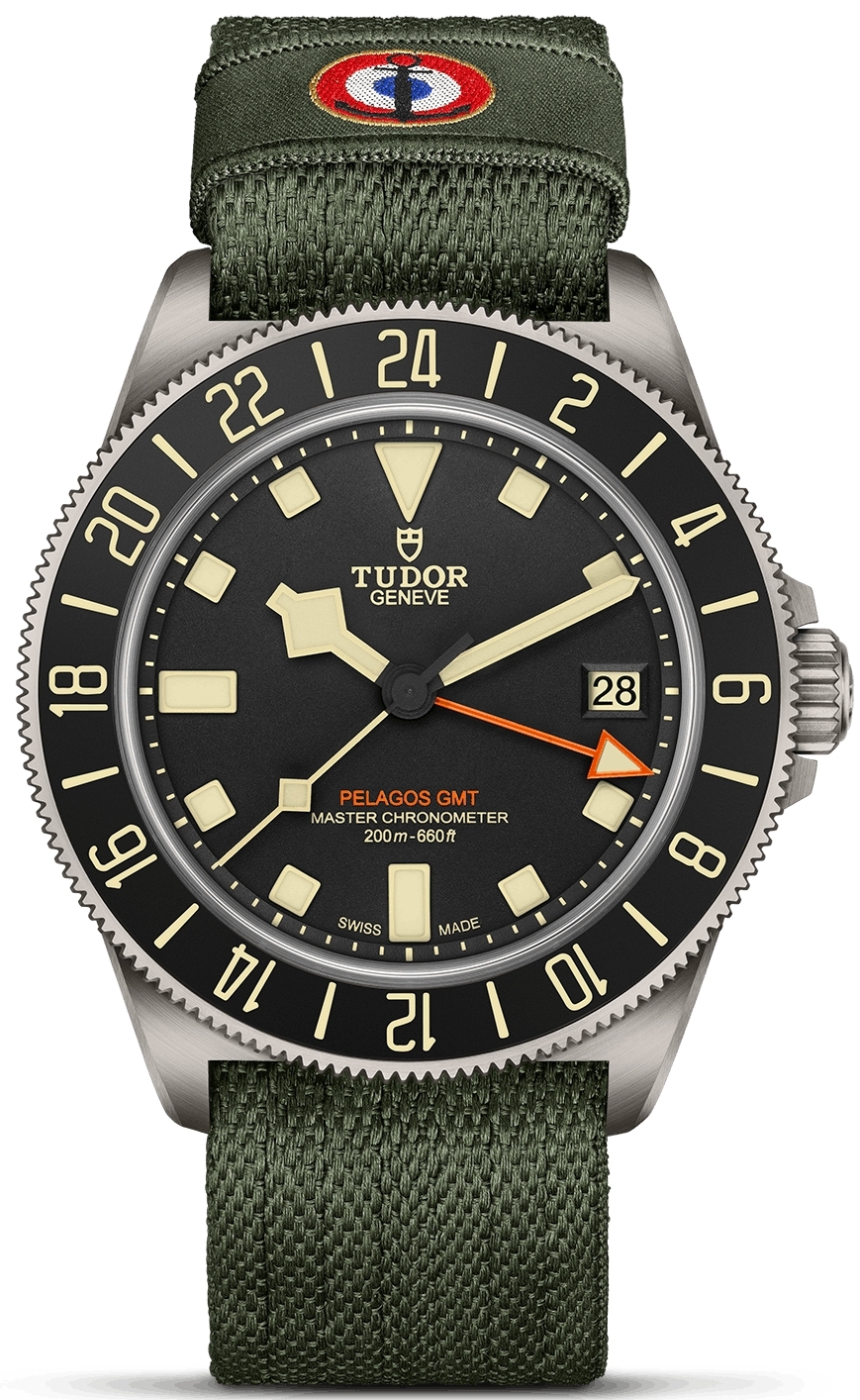 Tudor Herrklocka M2542G257NU-0002 Pelagos FXD GMT Svart/Textil Ø42 mm - Tudor