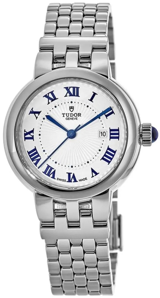 Tudor Damklocka M35500-0001 Clair De Rose Vit/Stål Ø30 mm - Tudor