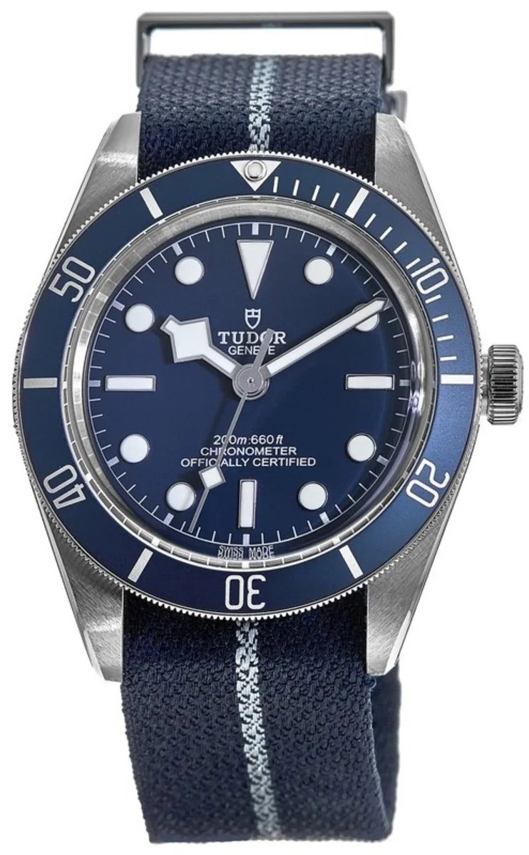 Tudor Herrklocka M79030B-0003 Black Bay Blå/Textil Ø39 mm - Tudor